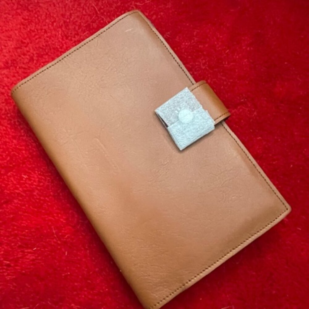 NEW - SHINOLA PREMIUM LEATHER MEDIUM JOURNAL COVER & NOTEBOOK - BRITISH TAN
